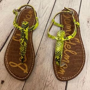 Sam Edelman snakeskin sandals